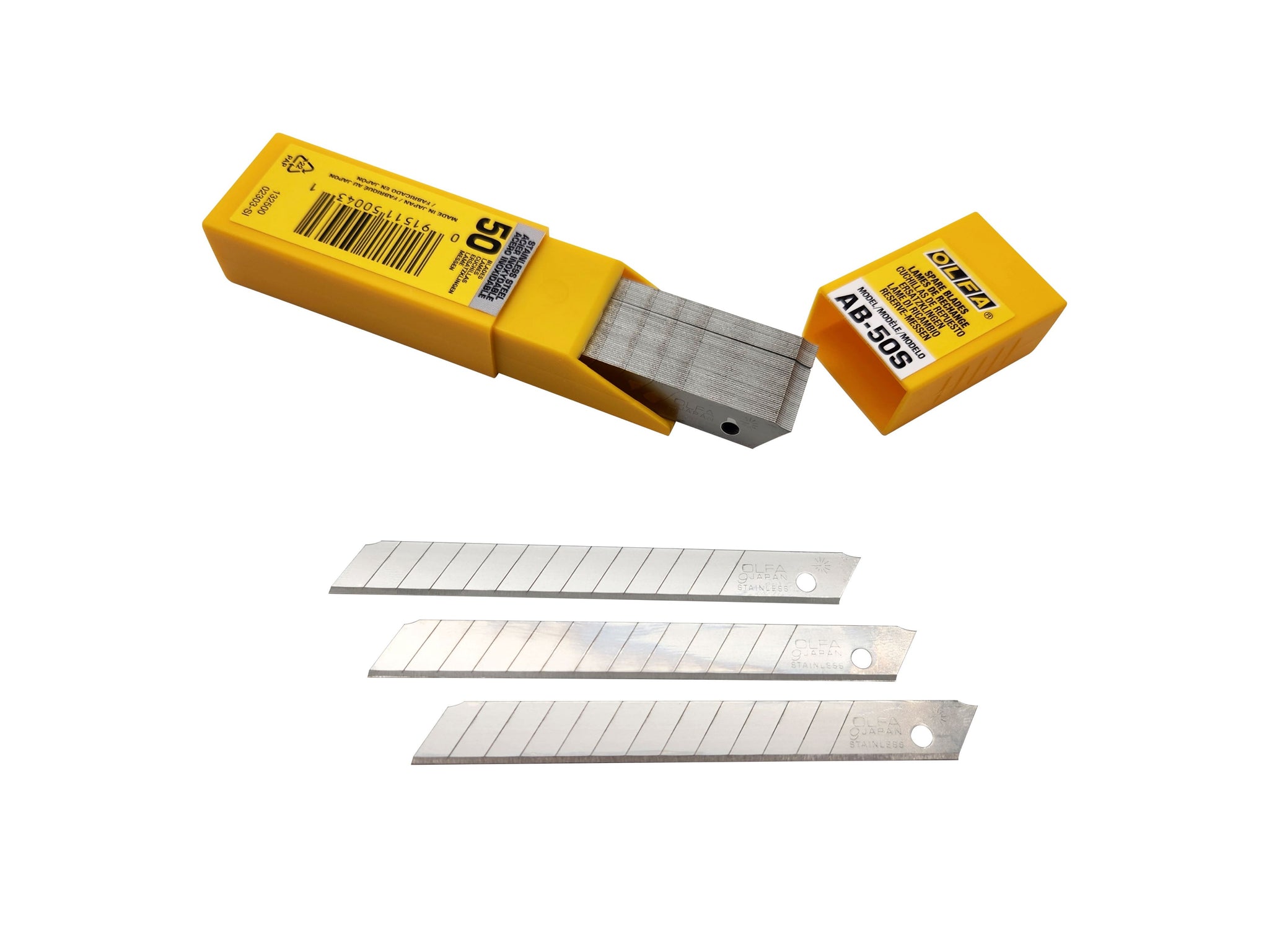 OLFA AB-50S Stainless Blades (50 Pack)