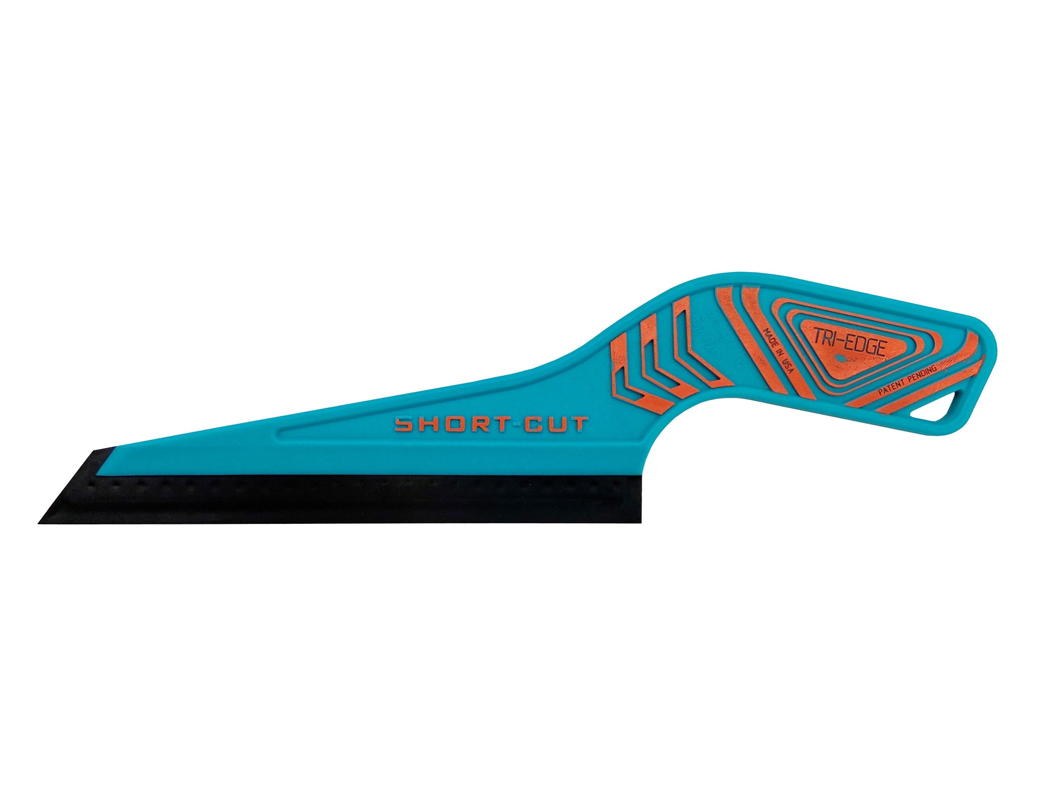 Tri-Edge Short-Cut Squeegee - Teal (Soft Blade) *NEW*