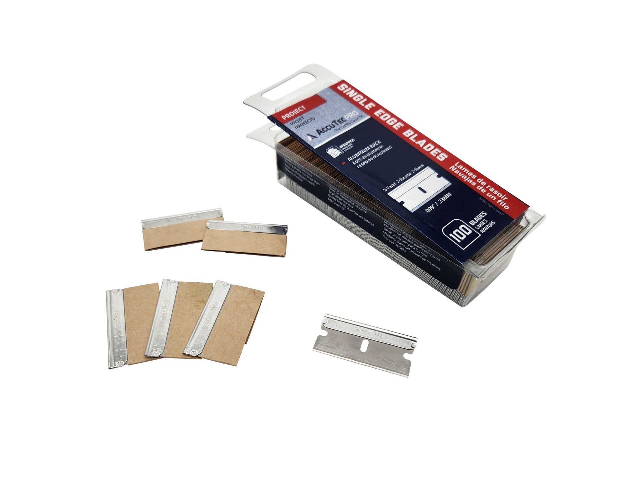 AccuTec Pro Single Edge Razor Blade (100pack)